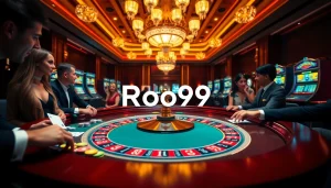 Engage in the thrill of gambling at Roo99 with luxurious poker games and roulette.