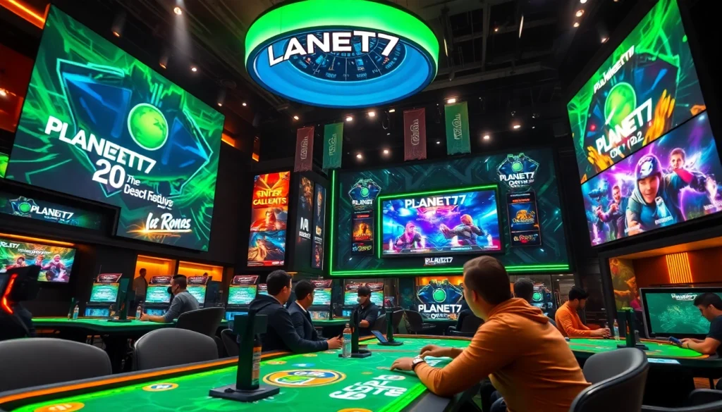 Menangkan besar saat bermain PLANET77 game dengan lingkungan permainan visual yang menarik.