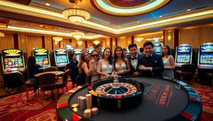 Experience the excitement of gambling at S88VIP with vibrant casino visuals and thrilling game action.