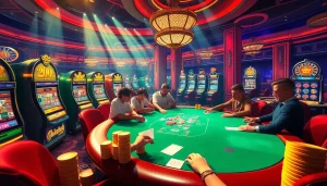 Experience trực tiếp bóng đá excitement at a vibrant casino with dynamic betting environments and thrilling games.