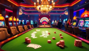 Experience the thrill of winning at trang chủ 789club, featuring vibrant casino tables and slot machines.