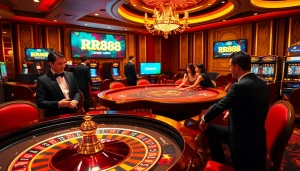 Experience excitement at https://rr88.pizza/ with luxury casino gaming, poker tables, and vibrant slot machines.