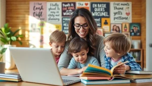 Engaging lifestyle blog about family and giveaways at https://giveaways4mom.com showcasing a cozy home office.