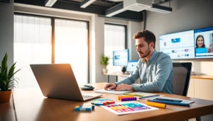 Website design in progress, showcasing professional web development techniques and user-friendly interfaces.