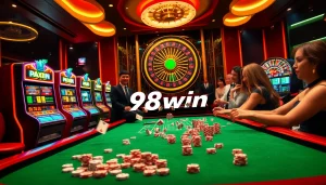 Experience the excitement of playing at 98win's vibrant casino with engaging games and thrilling wins.