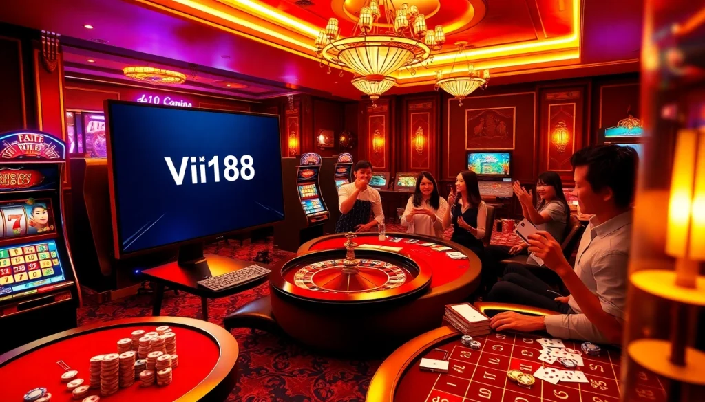 Experience the excitement of gambling with VN168, featuring vibrant slot machines and poker engagement.