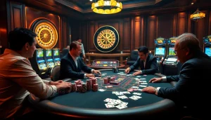 Experience luxury gaming at MM88.COM with dynamic poker play and colorful chips.