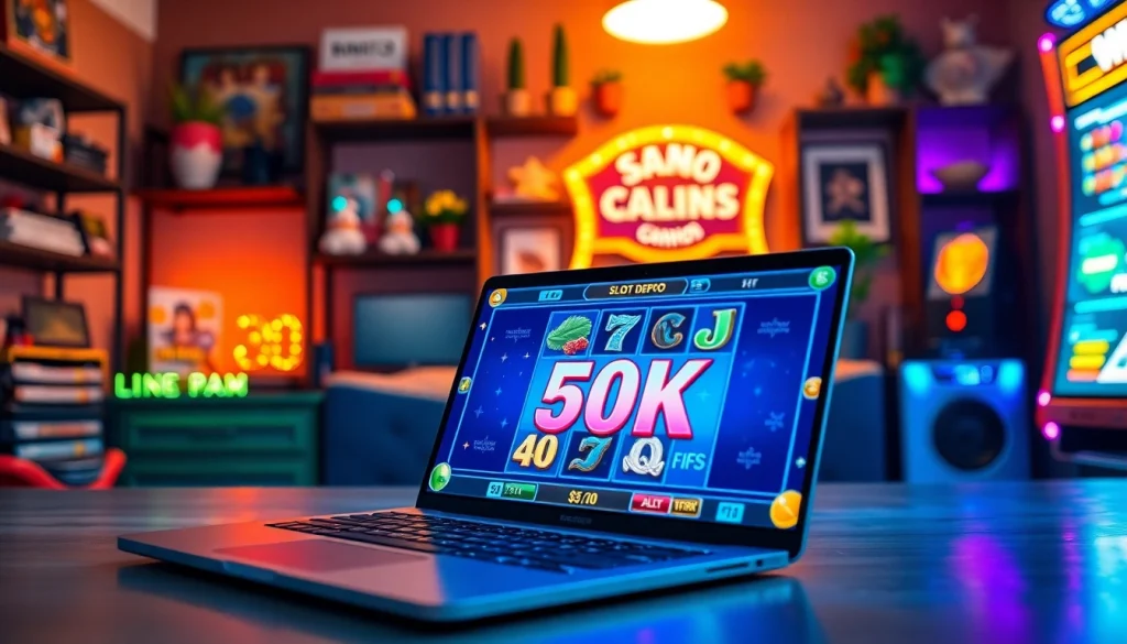 Slot depo 5k pada antarmuka mesin slot online yang menarik perhatian.