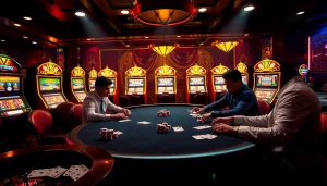 Experience the thrill of five88 with lively poker games and glamorous casino visuals.
