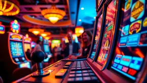 Menyajikan Indosga slot dalam suasana kasino yang hidup dan menarik.