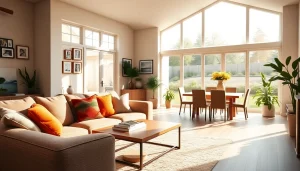 Discover homes for rent by owner featuring a cozy living room with inviting decor and natural light.