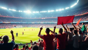 Experience live action at https://ufabet-auto.in with enthusiastic fans cheering for their team.