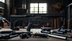 Assembling the p80 pf940v2 frame kit on a workbench, showcasing precision and craftsmanship.