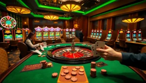Experience the excitement at Nhà Cái S8, featuring vibrant games and stunning casino ambiance.