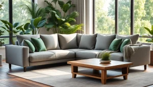 Relaxing view of https://corner-sofas.co.uk corner sofa in a stylish living room environment.