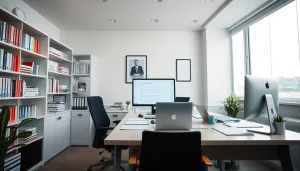 Traducteur certifié au travail dans un cadre de bureau professionnel à Paris.