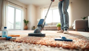 Experience carpet cleaning roseville ca in action with a skilled technician at work.