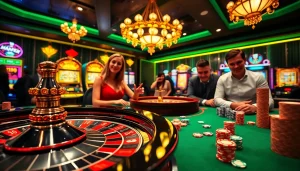 Experience the excitement at meilleur casino en ligne retrait immédiat with a vibrant casino atmosphere featuring roulette and poker.