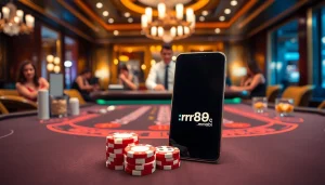 Players enjoying a blackjack game while accessing https://rr88c.mobi/ on their mobile devices.