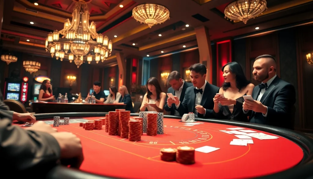 Play high-stakes poker at https://bong88.casa/ in a luxurious casino setting filled with excitement.