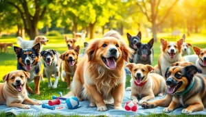 Speelplezier van honden op https://hondenverzorgers.nl met een blije Golden Retriever en een kind in het park.