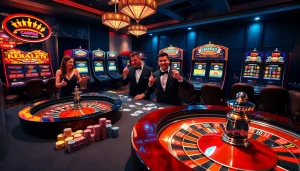 Experience excitement at the gilajp poker table with vibrant chips and eager players.