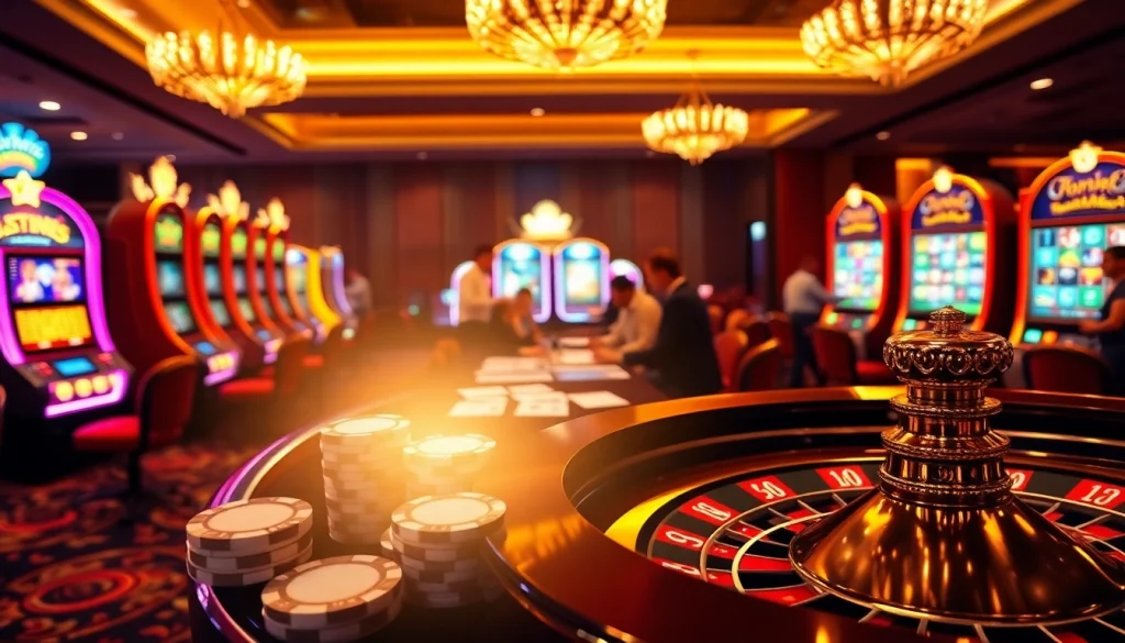Experience the thrill of kerajaanslot with exciting gaming action and vibrant casino ambiance.