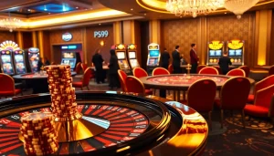 Experience the excitement of gambling at trang chủ PS99 with vibrant casino tables and thrilling gameplay.
