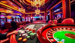 Experience the thrill of gambling at KJC with vibrant casino tables, dynamic action, and luxury ambiance.