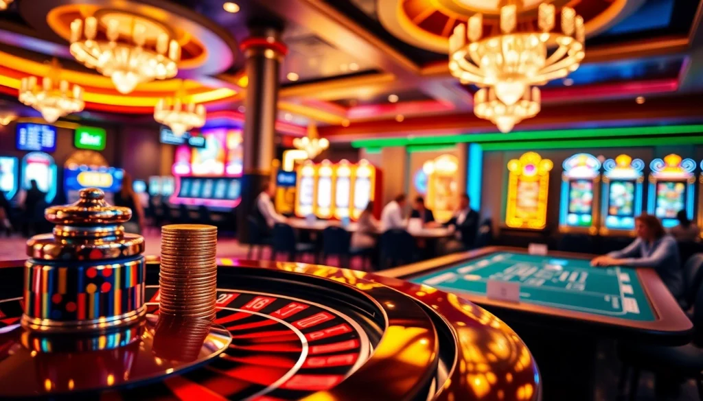 Trải nghiệm sự phấn khích mạnh mẽ tại 24kclub với bàn chơi sang trọng và máy đánh bạc đầy sống động.