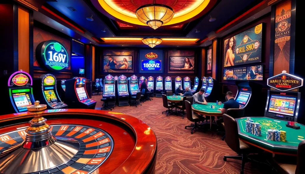 Experience the thrilling atmosphere of 168vn with vibrant casino games and exciting action.