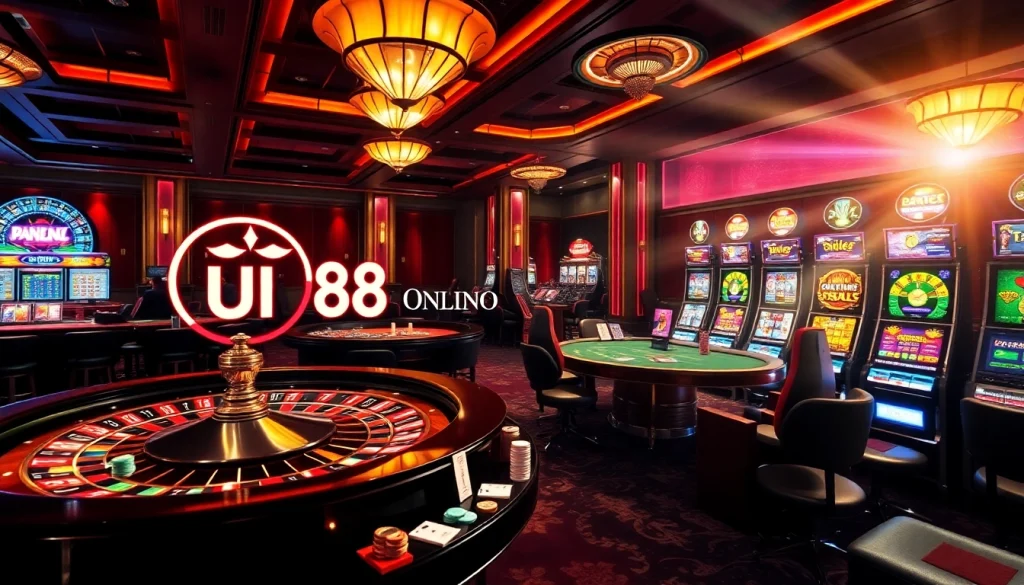 Experience top-tier online gambling with exciting games at uu88's luxurious casino environment.