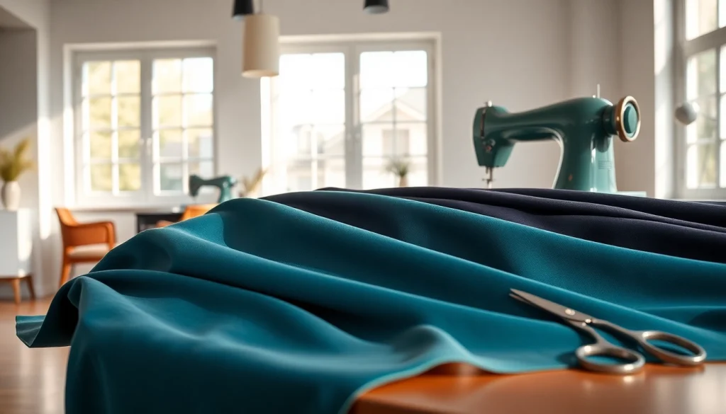 Fluweel stretch stof in elegante opstelling tonen luxe textuur en kleurvariaties.