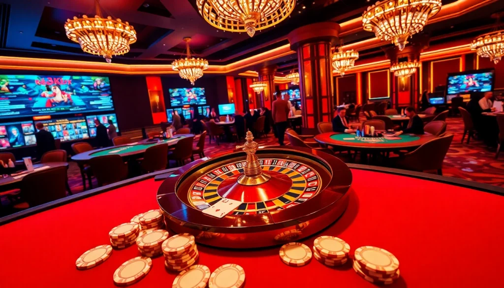 Experience the thrill of 88i at a luxurious casino table filled with chips and cards.