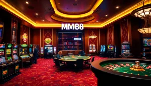 Experience the thrill of MM88 with dynamic casino gameplay at poker and slot machines.