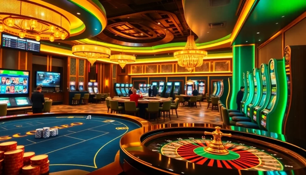 Experience the excitement of SODO Casino with vibrant tables and thrilling gaming action.