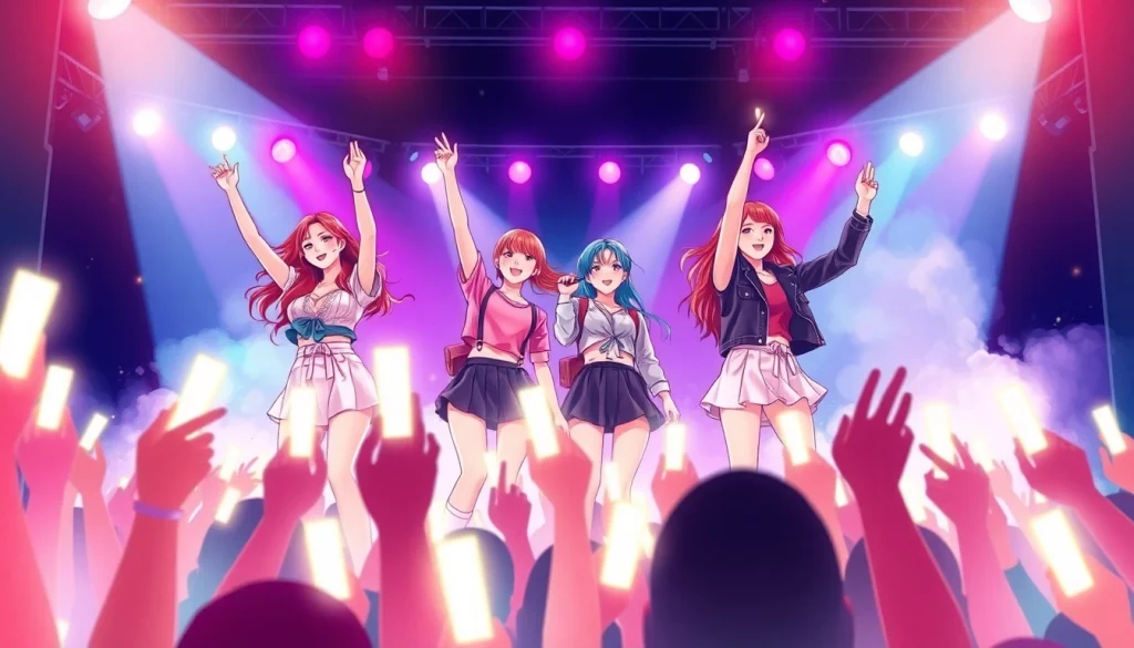 Avatar of Blackpink news showcasing the group performing on stage with vibrant fan engagement.