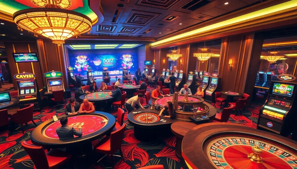 Experience thrilling gaming at gg88 with vibrant casino tables and exciting poker action.