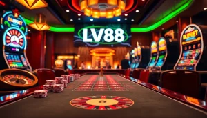 Engage in thrilling gaming at LV88 online casino with games like poker and slots.