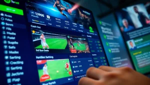 Dynamic online betting interface at 8xbet.com.se showcasing vibrant sports events and interactive odds.