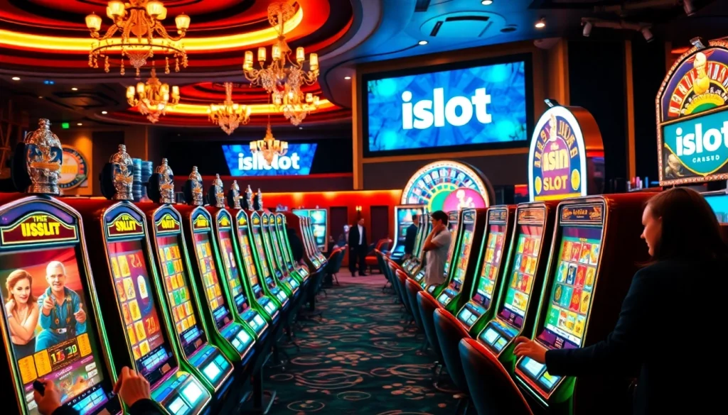 Play and win big at idn slot machines in a luxurious casino setting.