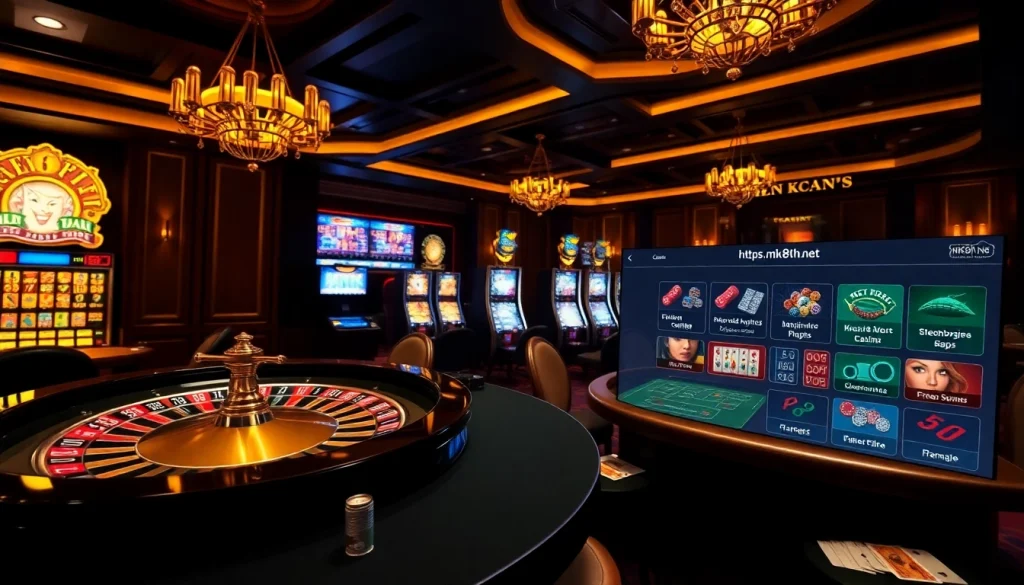 Experience the thrill of gambling at https://mk8th.net/ with exciting casino tables and vibrant poker action.