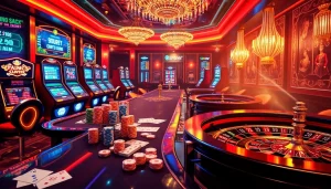 Vivez l'excitation d'un casino crypto en ligne, avec des tables dynamiques, des jetons de poker et des écrans de monnaies numériques.