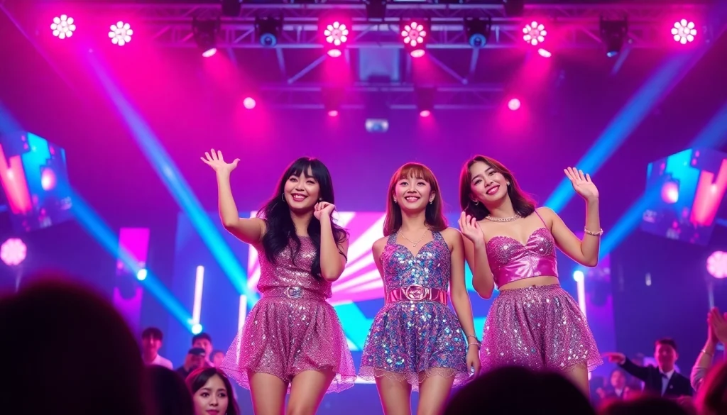 Catch the latest Blackpink news as the group lights up the stage in a vibrant musical performance.