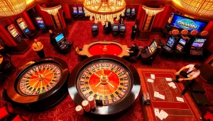 Players enjoy games at a casino table while exploring options at https://okwin.blog/ for optimal gaming experiences.