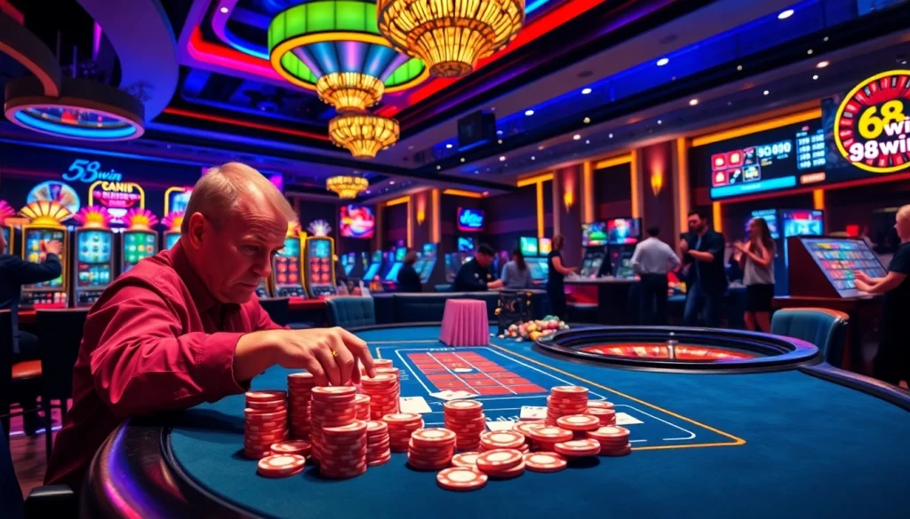 Embrace the excitement of 68win with vibrant casino games and dynamic betting action.