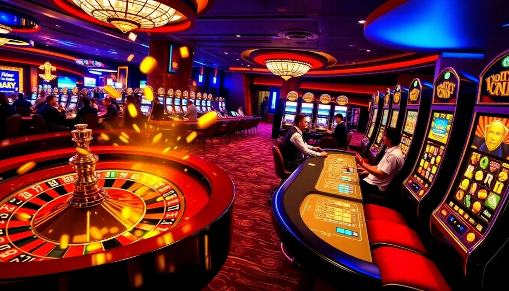Experience the thrill of playing at the best crypto casinos with vibrant gaming action and luxurious atmosphere.