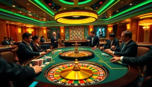 Experience thrilling casino action at uu88 with vibrant poker tables and engaging roulette.