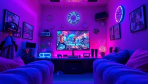 Engaging sex game environment with vibrant graphics and playful elements