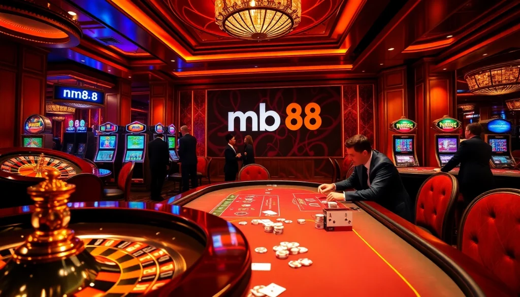 Experience the thrill of mb 88 while playing glamorous casino games.